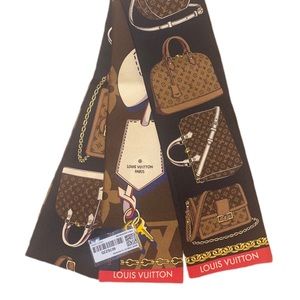 Brand New Louis Vuitton Tribute to Bandeau Silk Scarf